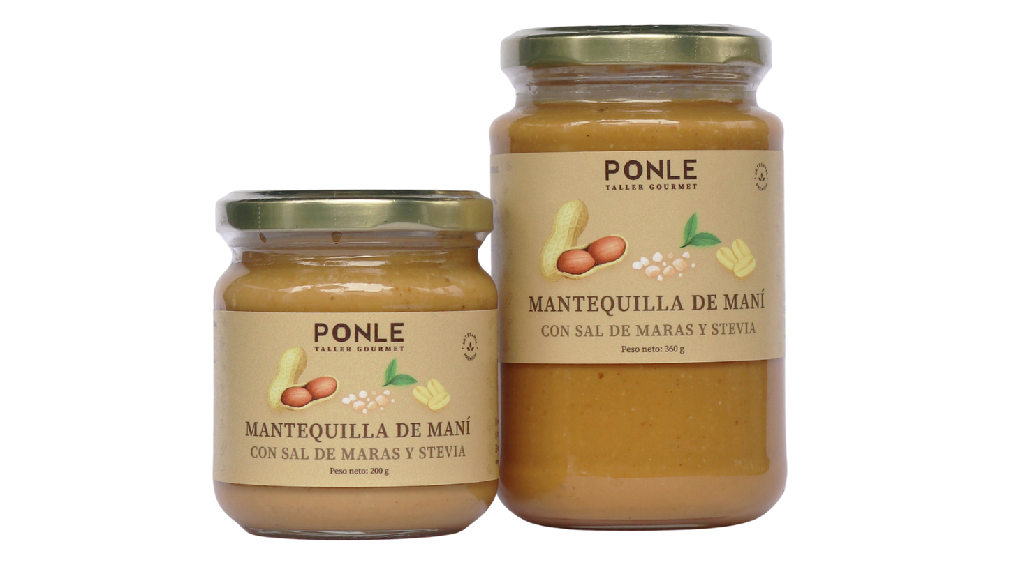 Mantequilla de Maní Con Sal De Maras Y Stevia