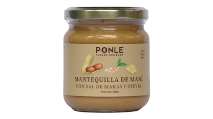 Mantequilla de Maní Con Sal De Maras Y Stevia