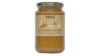 Mantequilla de Maní Con Sal De Maras Y Stevia