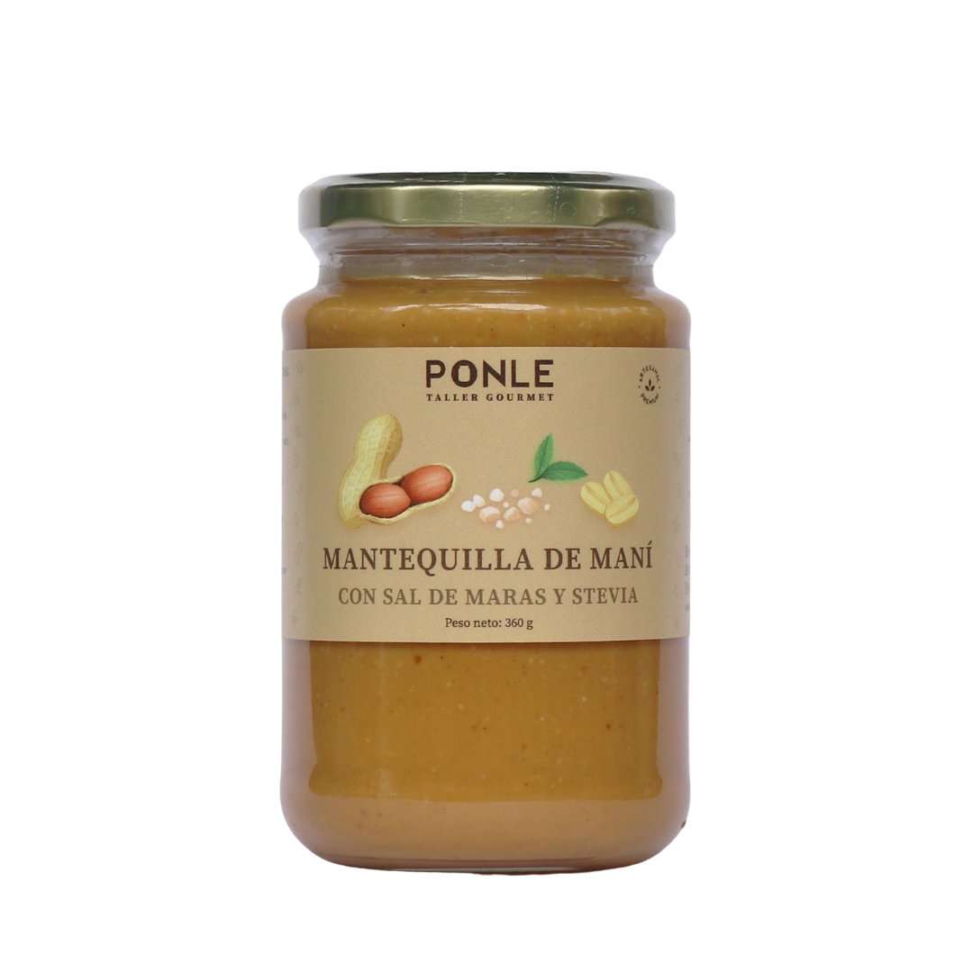 Mantequilla de Maní Con Sal De Maras Y Stevia